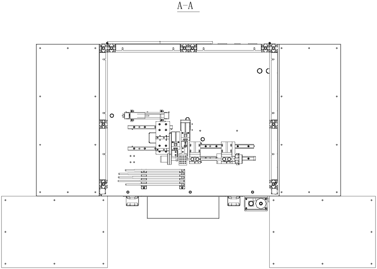 Straight tube fine-drawing device