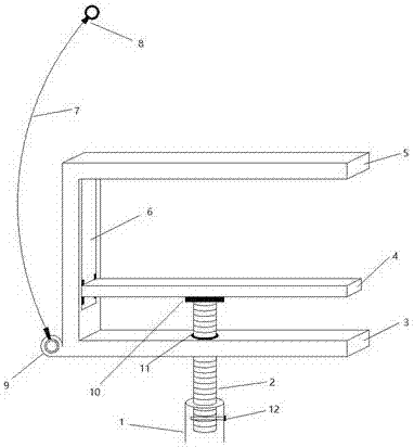 Lightning arrester discharge counter live replacement device and using method for the same