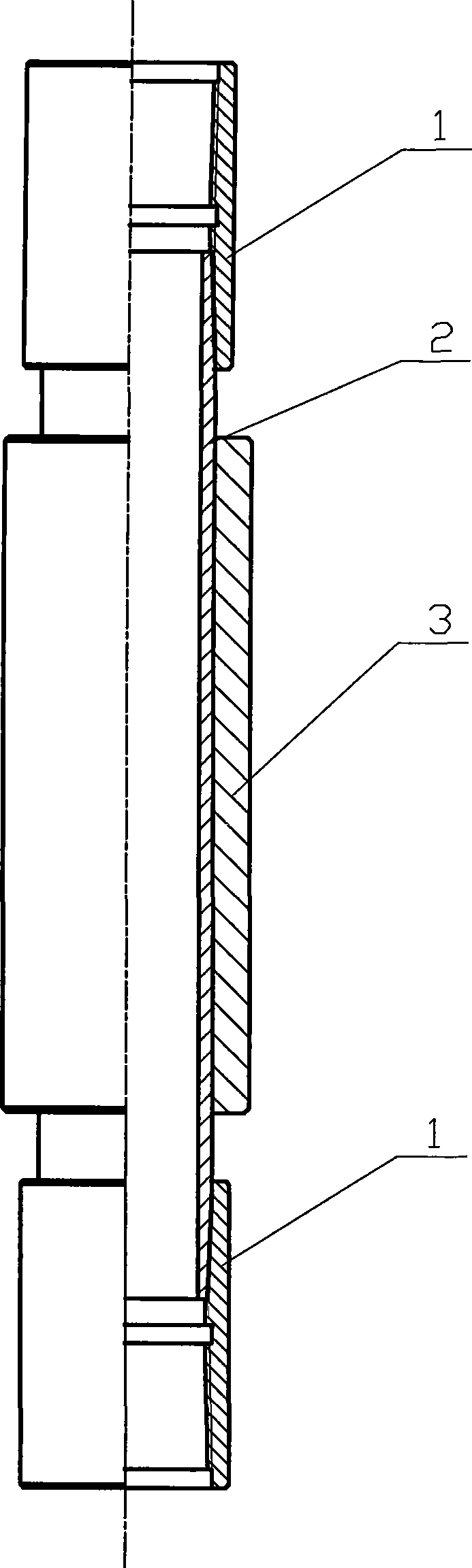 Sacrificial anode and protective cathode-oil pipe anti-corrosive apparatus