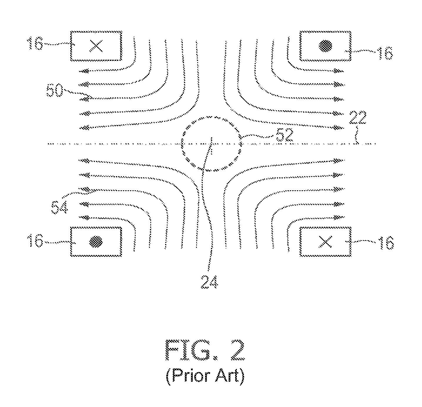 Apparatus and method for influencing and/or detecting magnetic particles in a field of view having an array of single-sided transmit coil sets