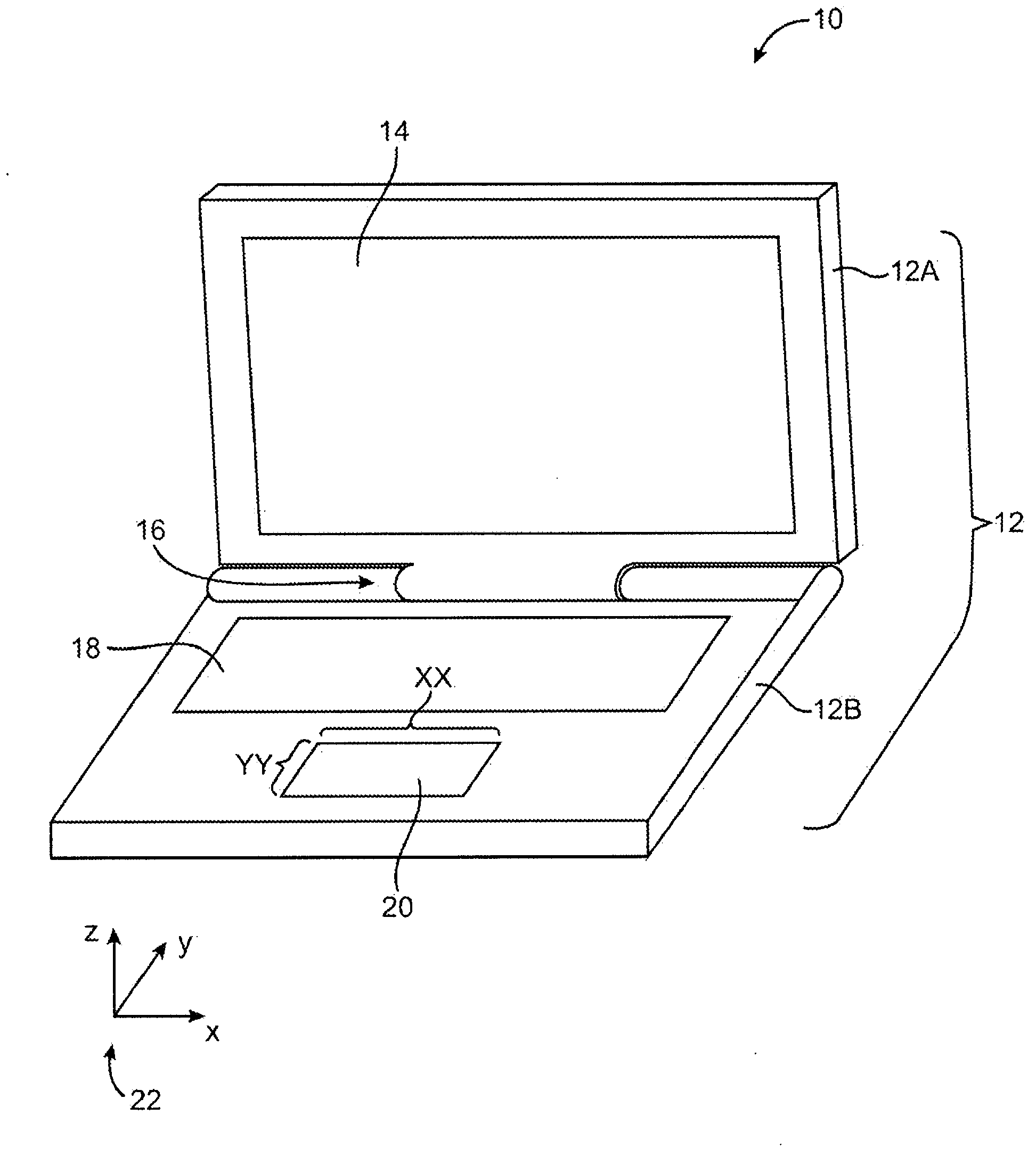 Touch pad with force sensors and actuator feedback