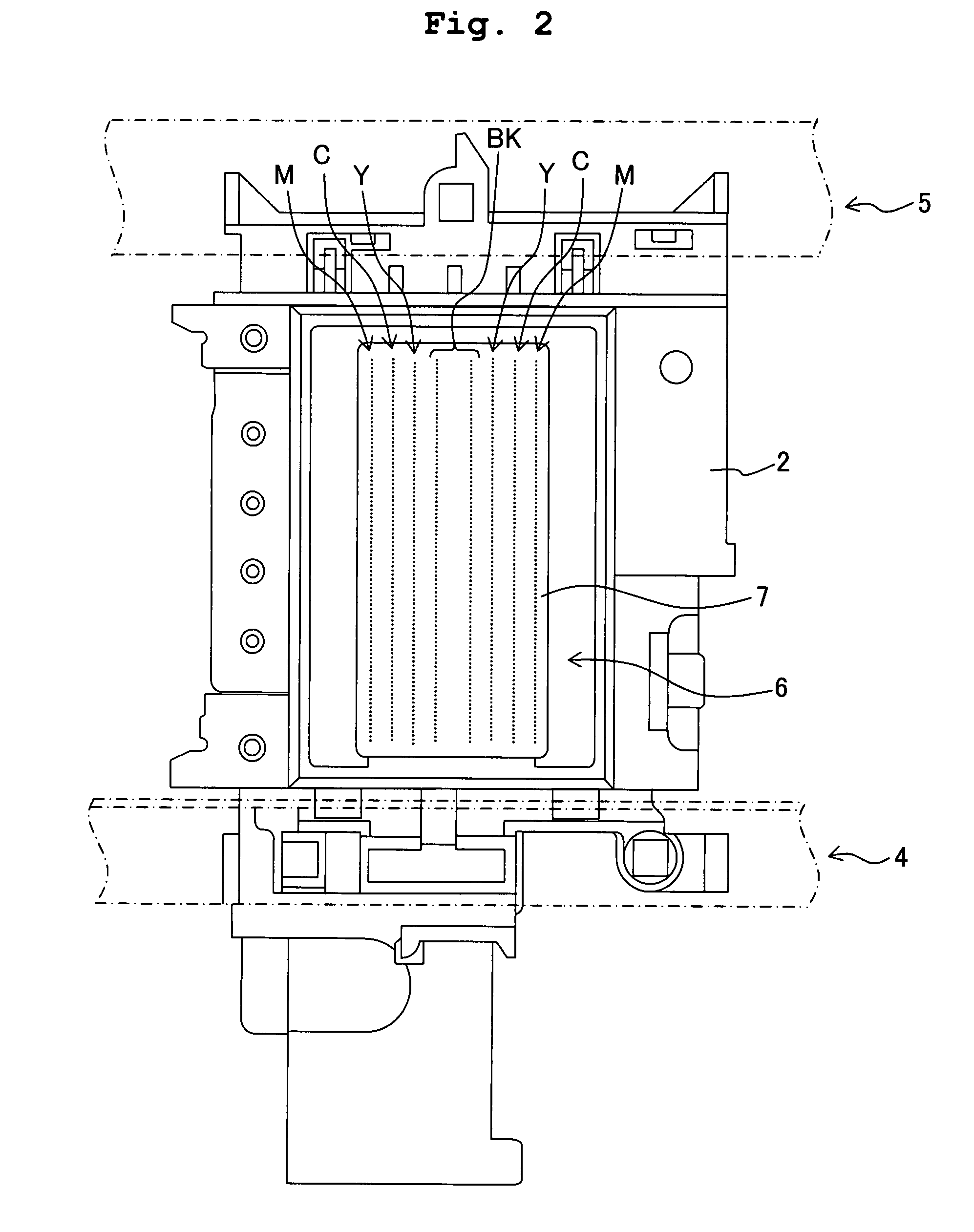 Ink-jet type image recording apparatus and purge mechanism