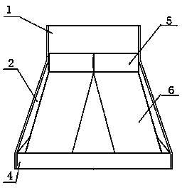 Flow equalization structure for air inlet of heat exchanger plate beam