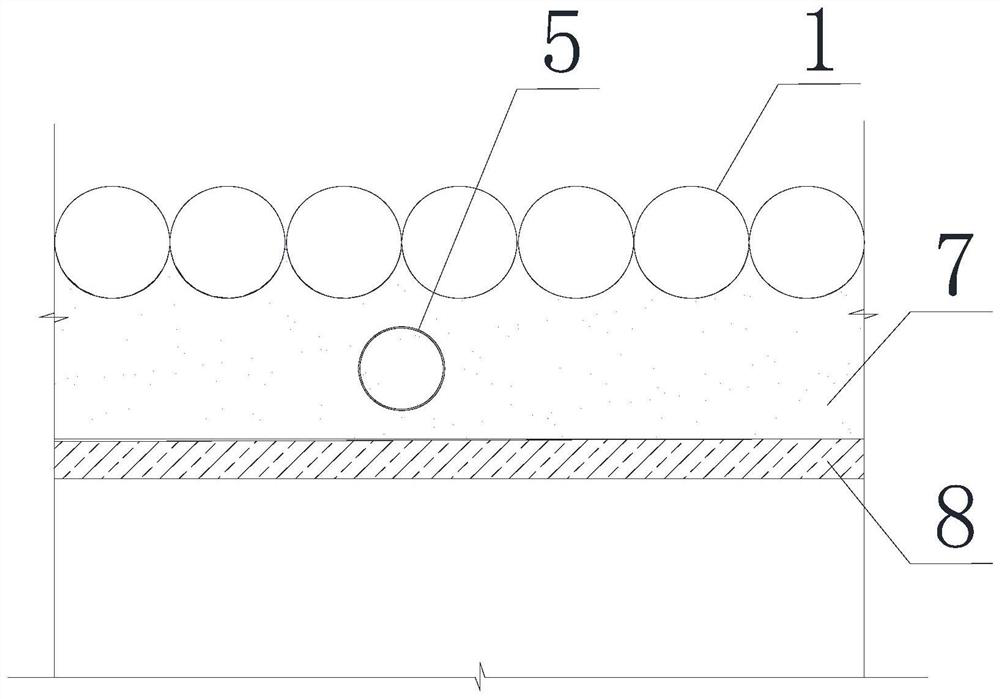 Deep foundation pit fat groove backfilling system