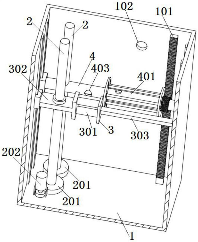 A charging pile with a wire-receiving function