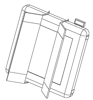 Medical special projection angle radio examination auxiliary system