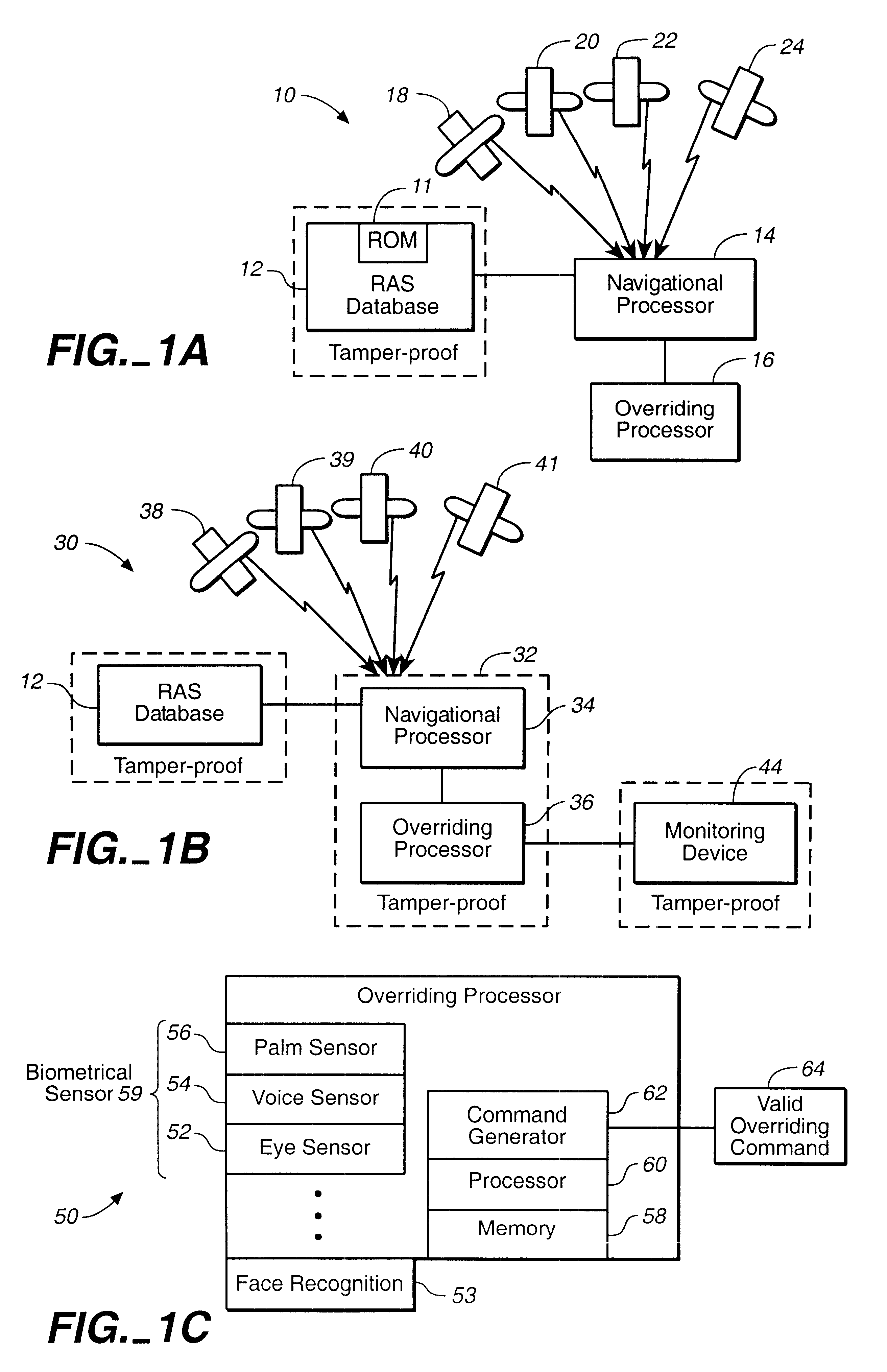 On-board apparatus for avoiding restricted air space in non-overriding mode