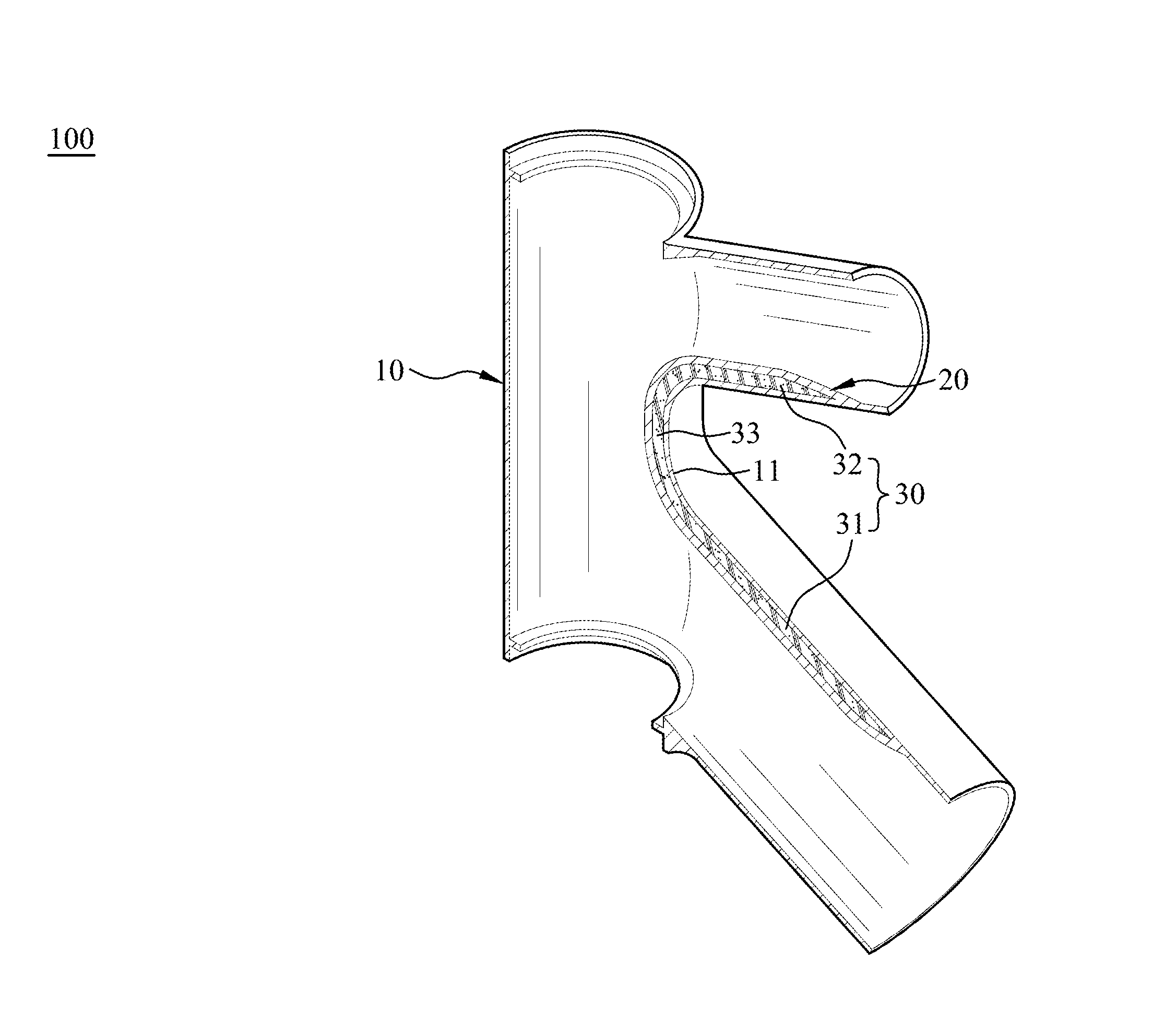 Bicycle component with reinforced structure and manufacturing method thereof