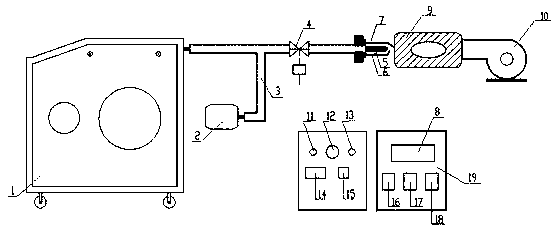 Decarbonization method and device for diesel engine exhaust gas carbon granule collector