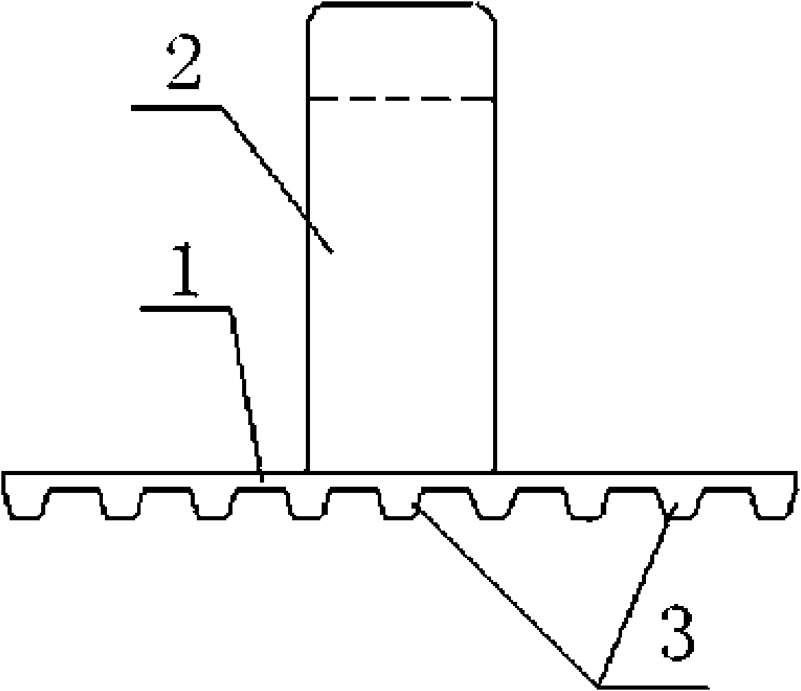 Plastering and trough-pulling construction method of face brick wall surface and pull trough plate