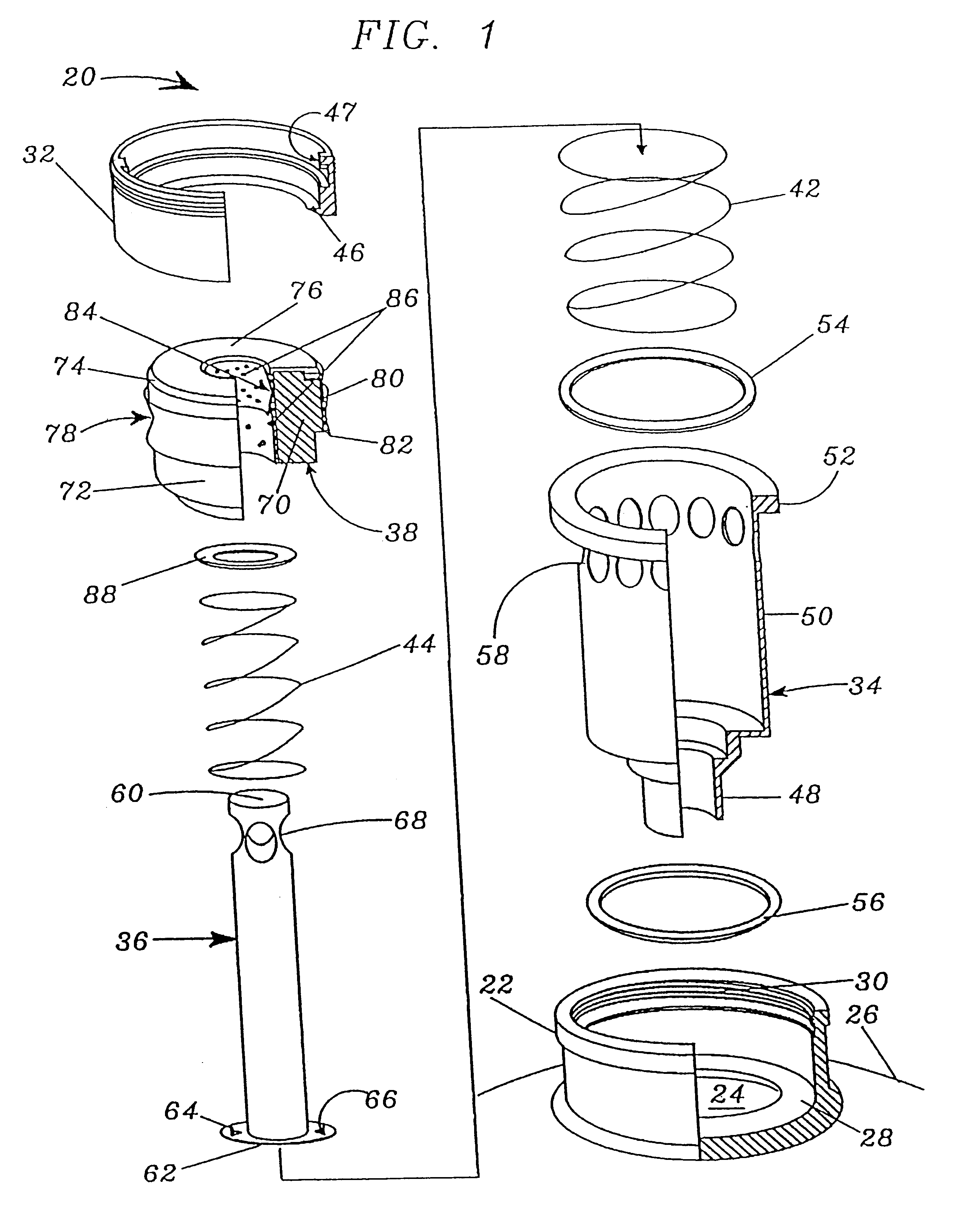 Valve assembly for controlling fluid ingress and egress from a transportable container which stores and distributes liquid under pressure