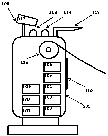 A fireproof intelligent charging pile and a control method thereof