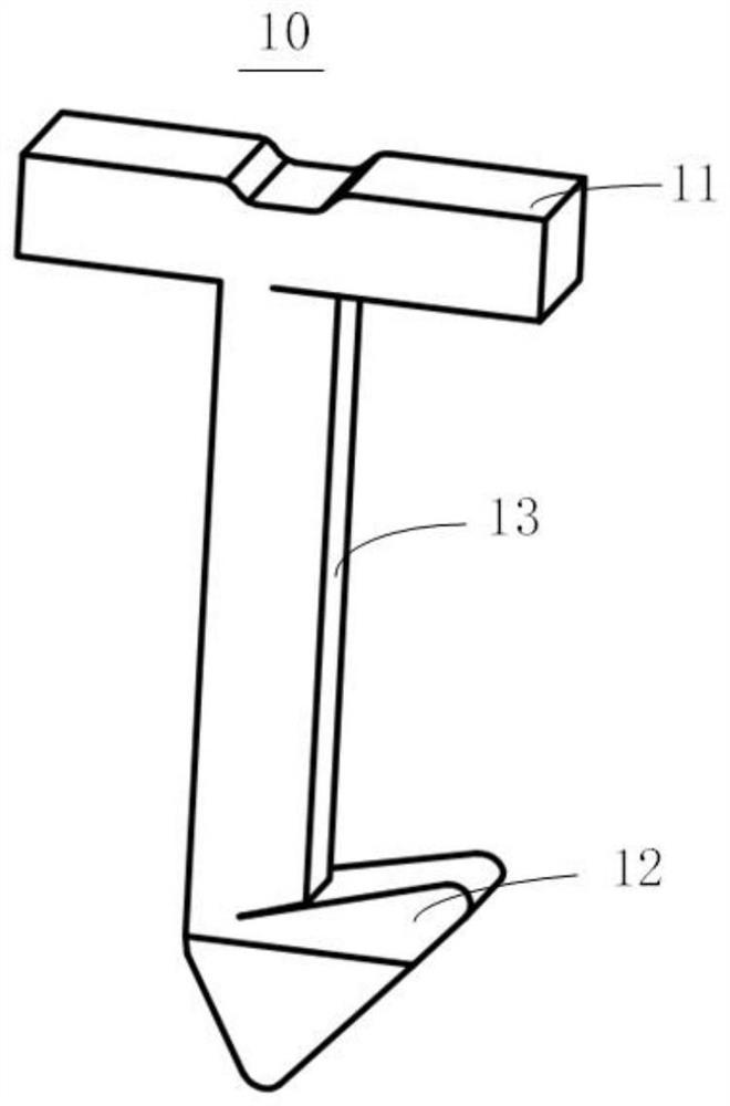 Biodegradable material and suturing nail