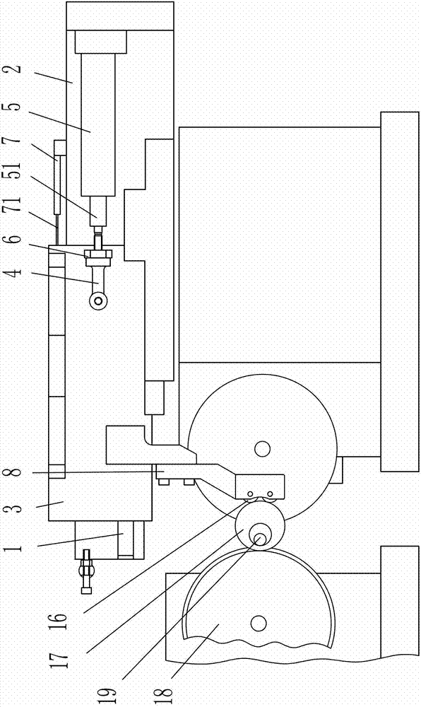 Cold rolling measuring and controlling device for workblank of bearing ring