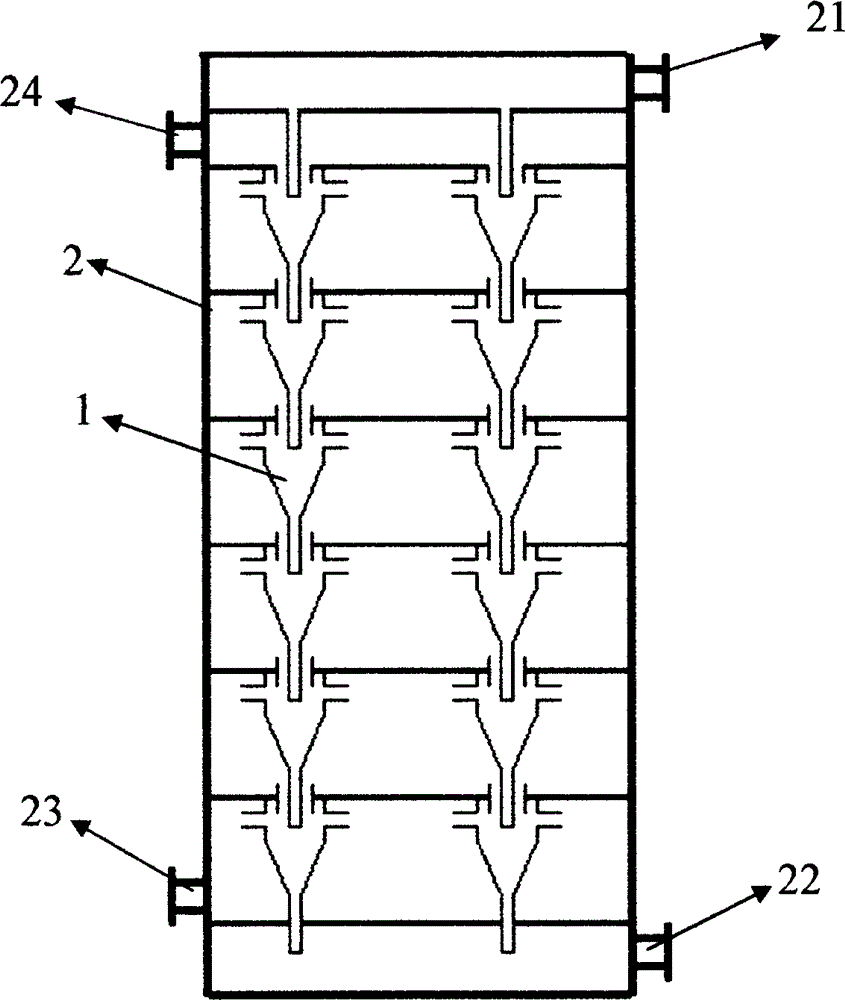 Cyclone-shaped mass transfer component and static supergravity mass transfer separation device