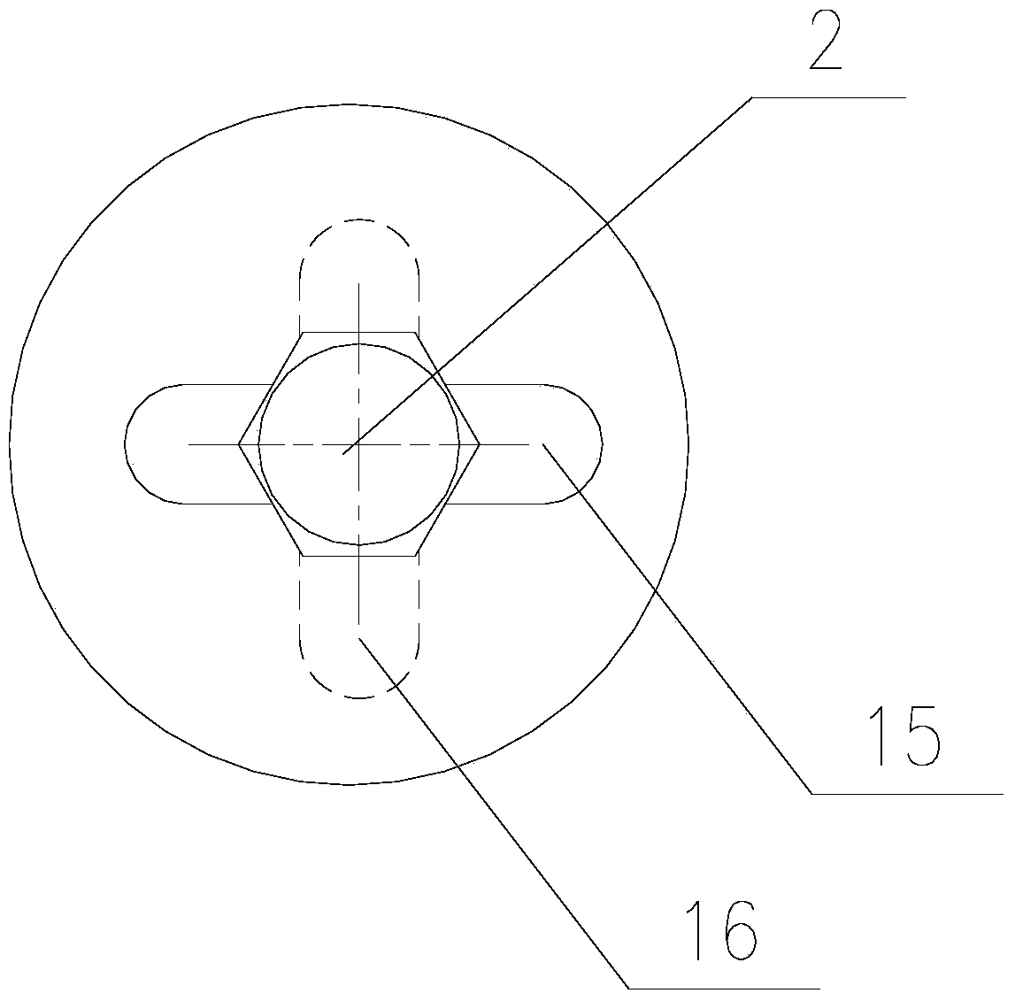 A converter sub-lance centering device and centering method