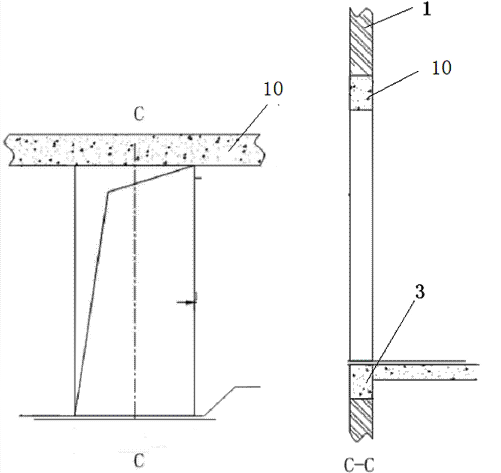 Method for mounting elevator landing door
