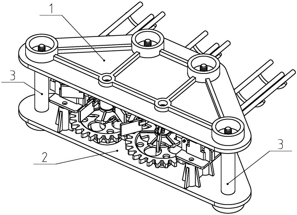 The fixed frame for the magnetic pole assembly production line
