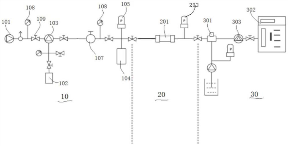 Method for determining in-situ gas volume recovery of marine shale, device thereof and system