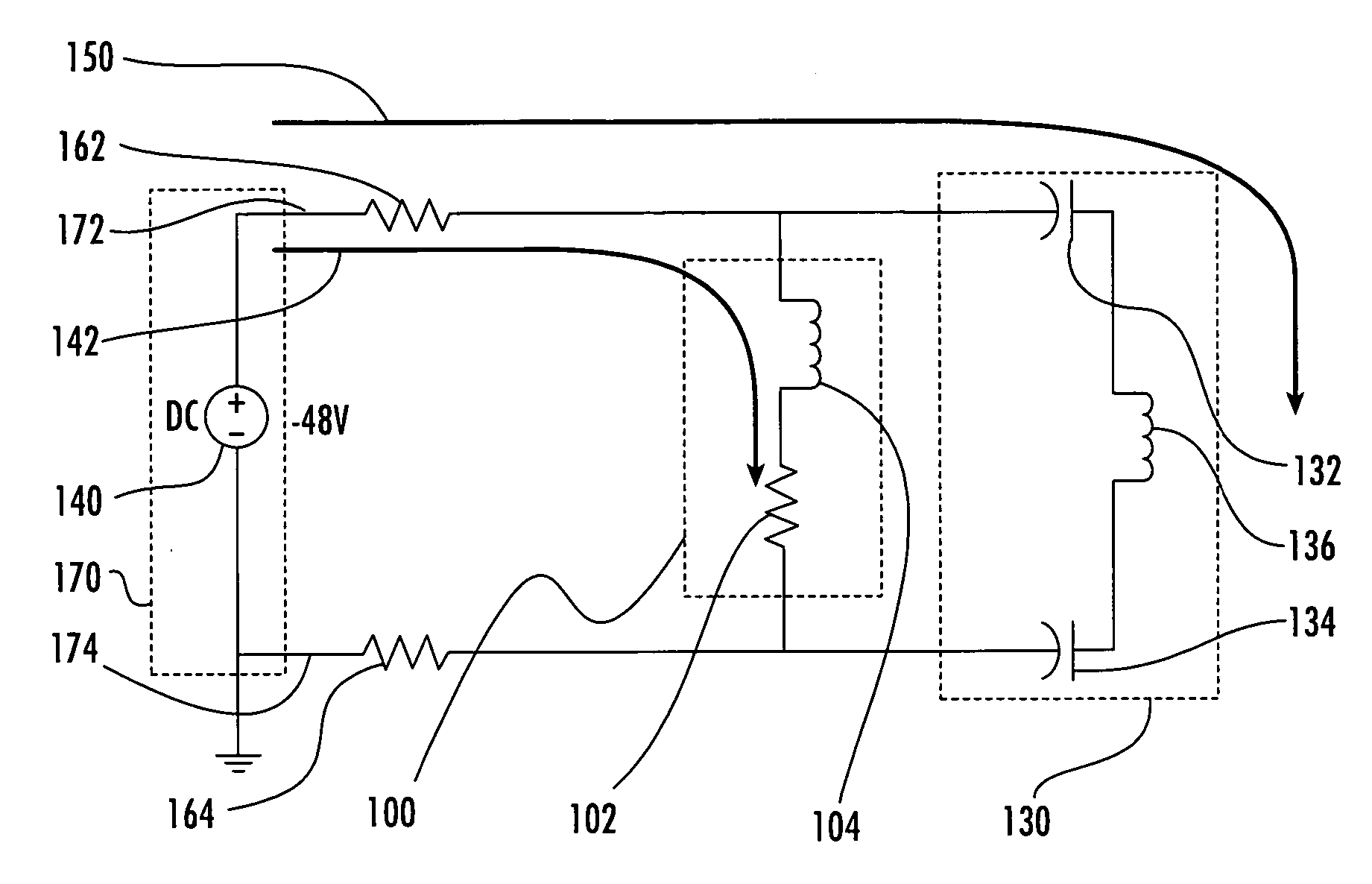 Sealing current terminator for inhibiting oxidation and methods therefor