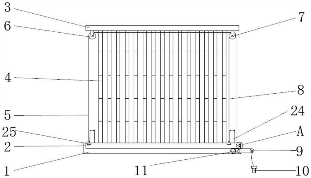 Telescopic burglary-resisting window with good lubricating effect and convenient view appreciation