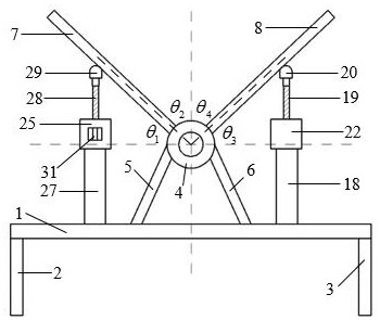 Natural gas pipeline laying calibration device