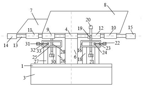 Natural gas pipeline laying calibration device