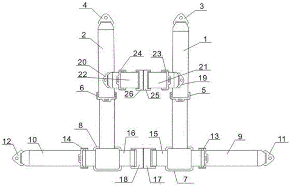 Automobile safety belt