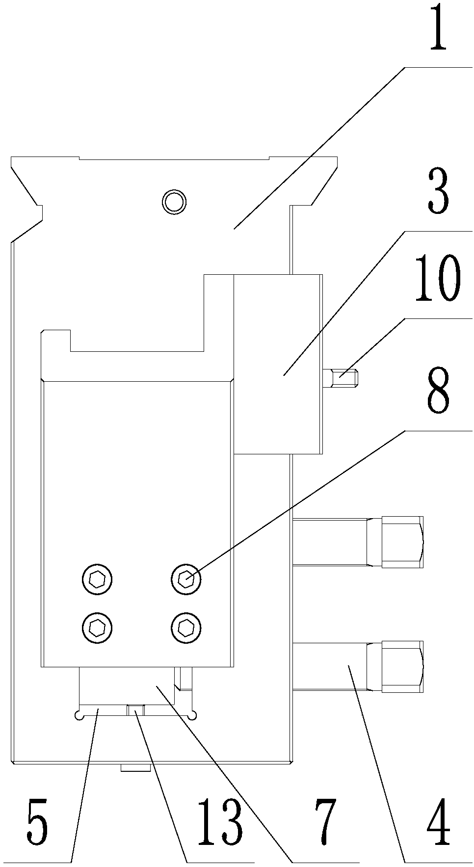 Tool clamping mechanism and method for double-sided turning of thin-walled and equal-thickness parts
