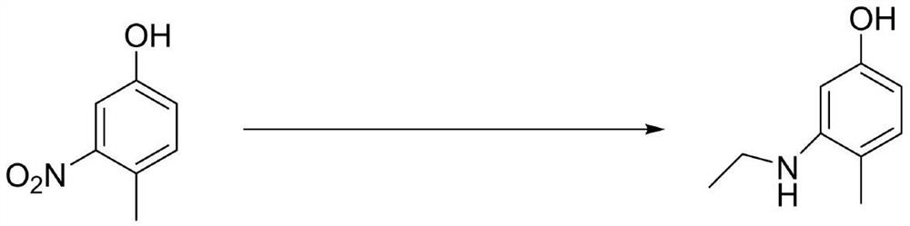 Method for synthesizing 3-ethylamino-4-methylphenol