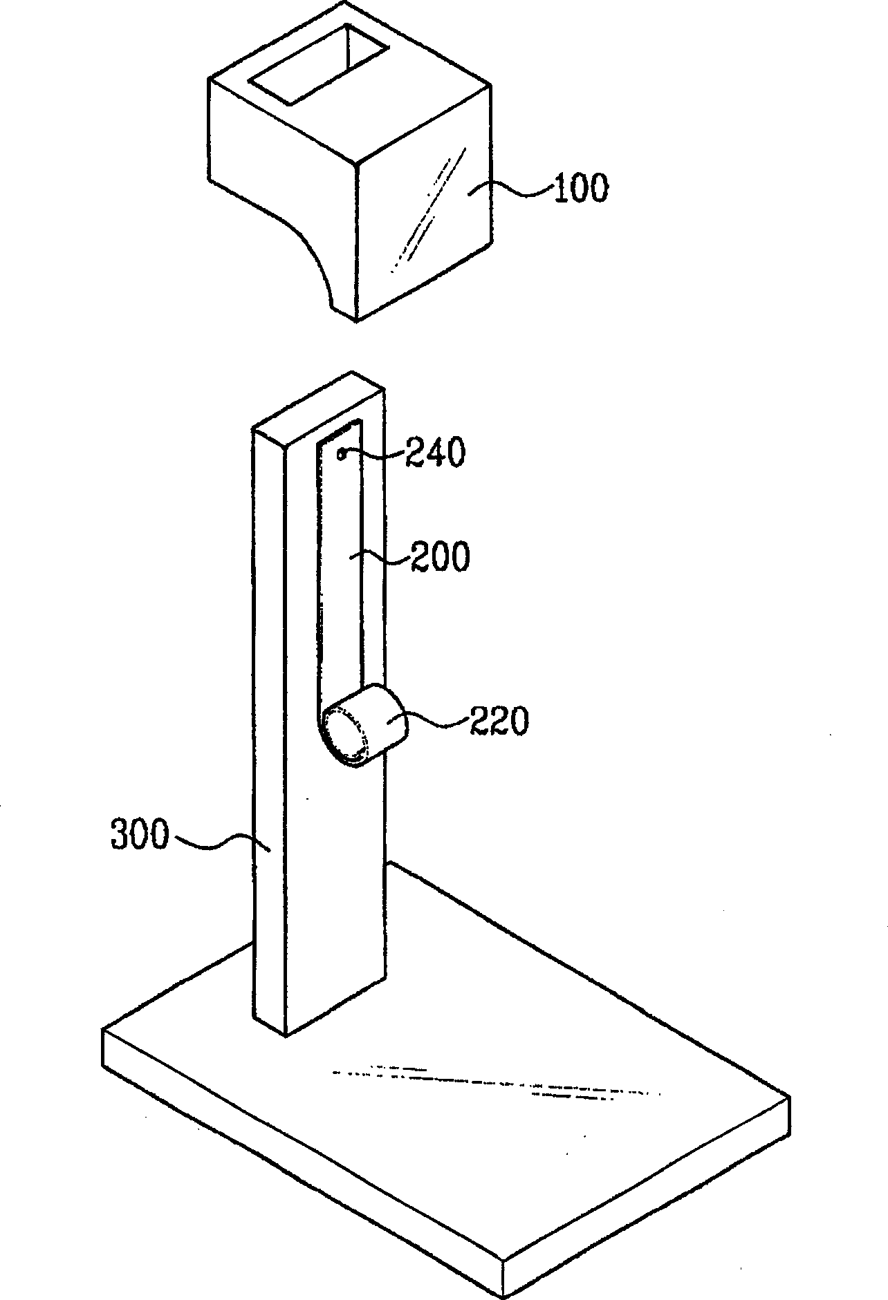 Rack stand in use for display devices
