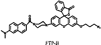 Application of two-photon ratio type fluorescent probe in detecting monoamine oxidase B