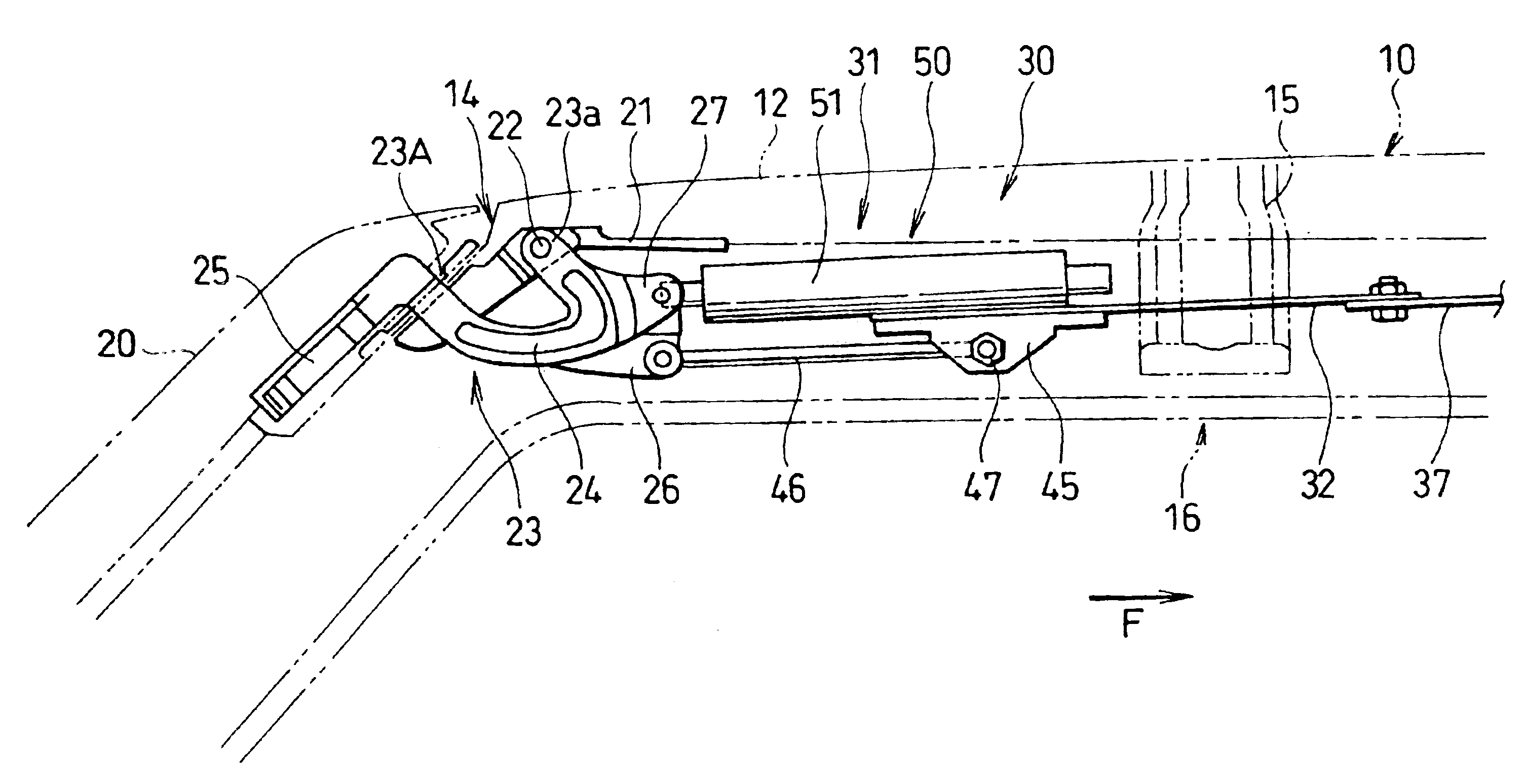 Vehicle rear gate opening and closing apparatus
