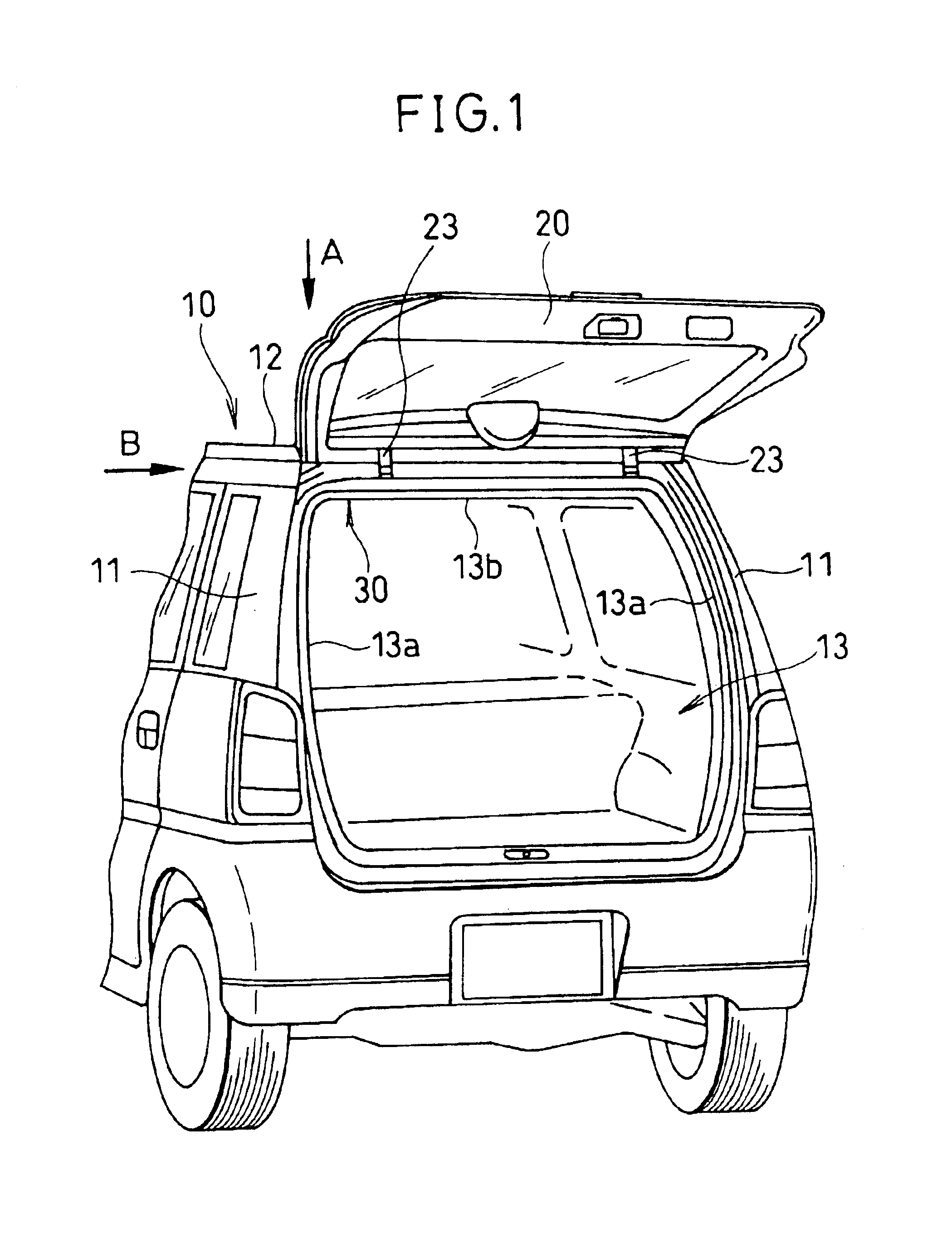 Vehicle rear gate opening and closing apparatus