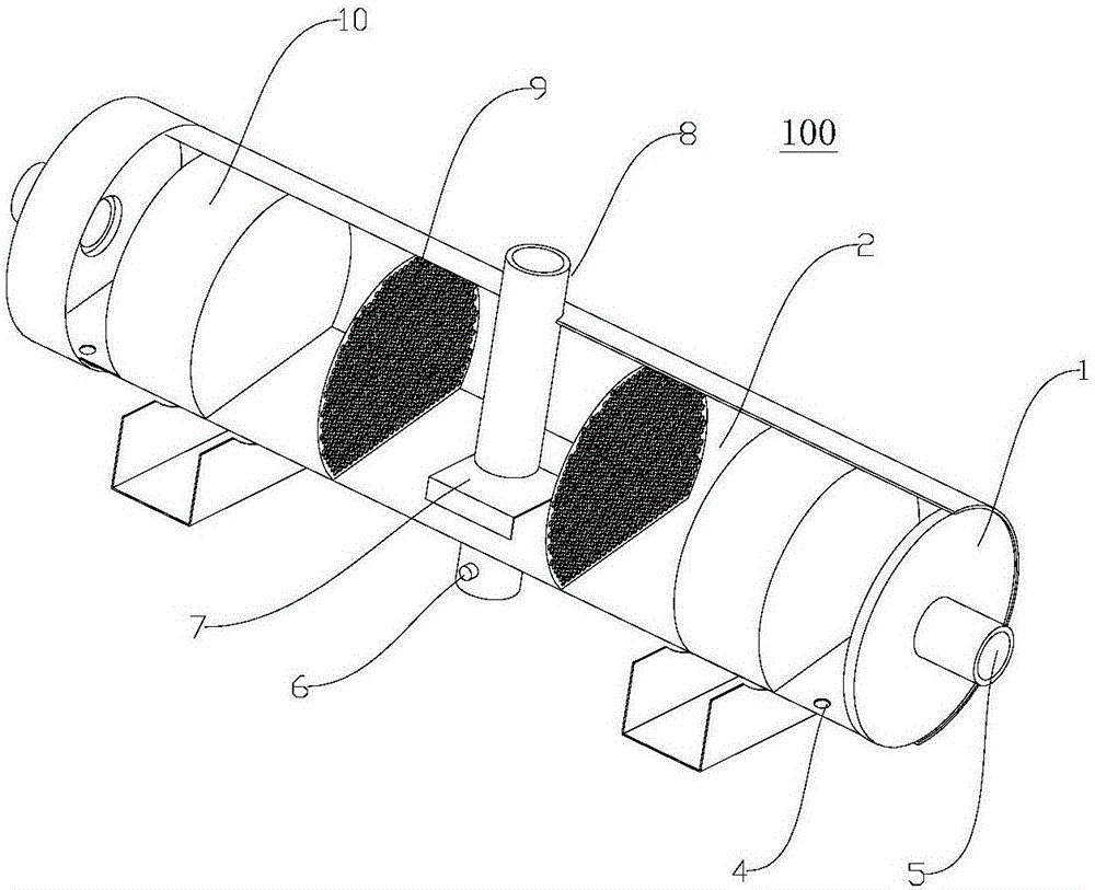 Oil-air separator and air-conditioning system with same