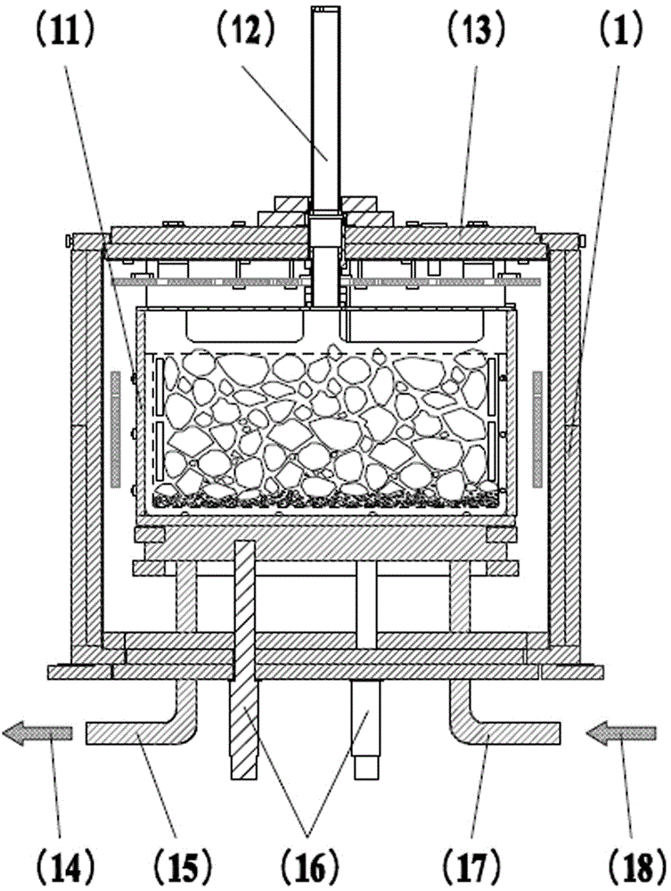 Opening-free heat insulation cage ingot casting device and method