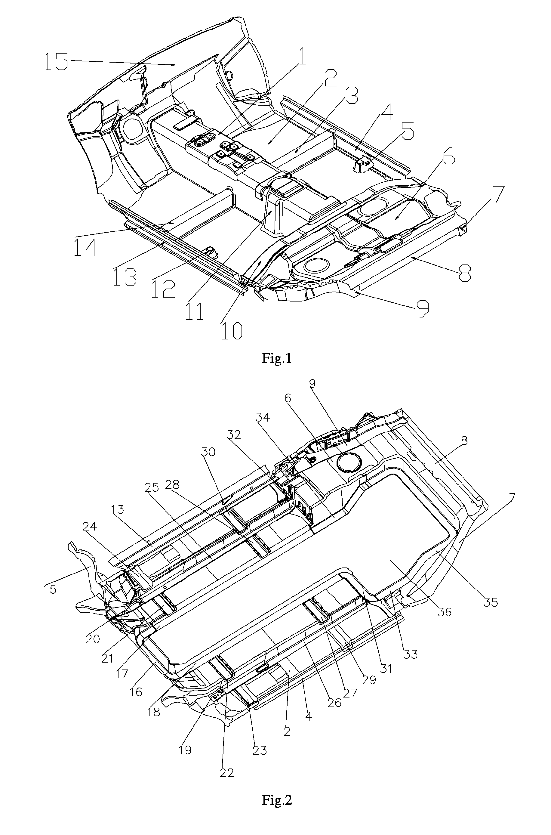 Floorboard assembly for vehicle