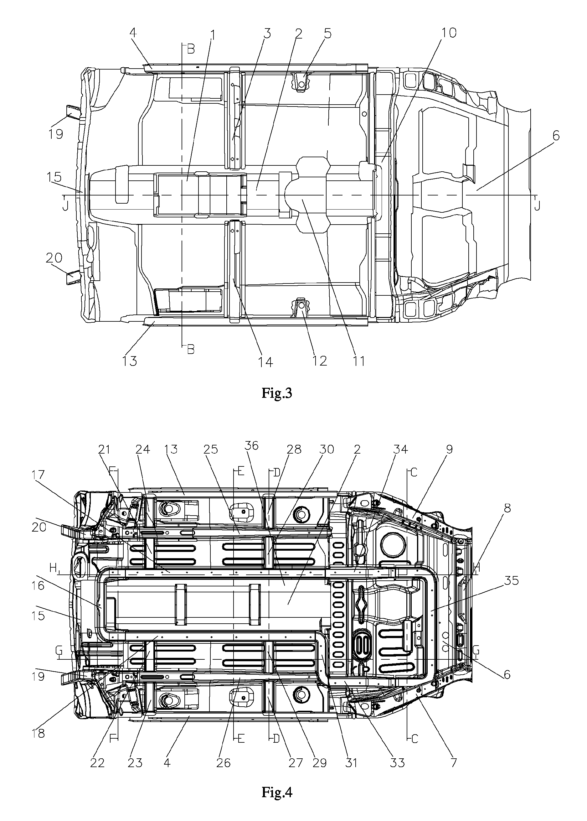 Floorboard assembly for vehicle