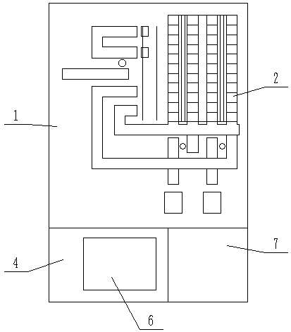 Smart warehouse analog simulation system