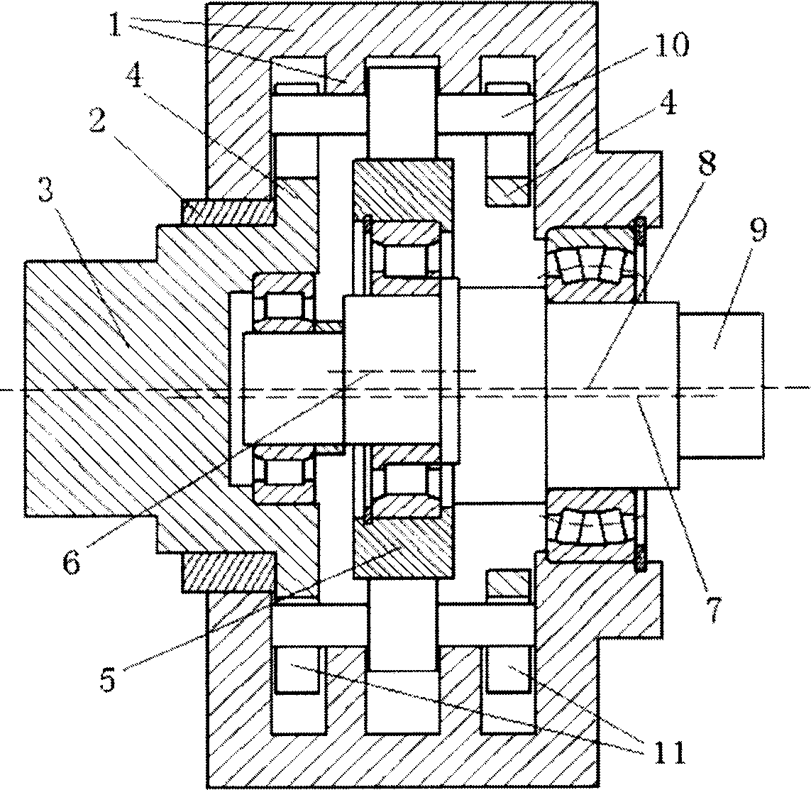 Generalized cycloidal active-tooth transmission