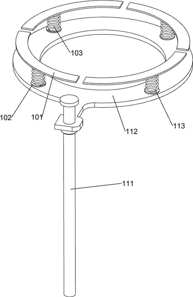 Binding iron wire cutting device based on constructional engineering