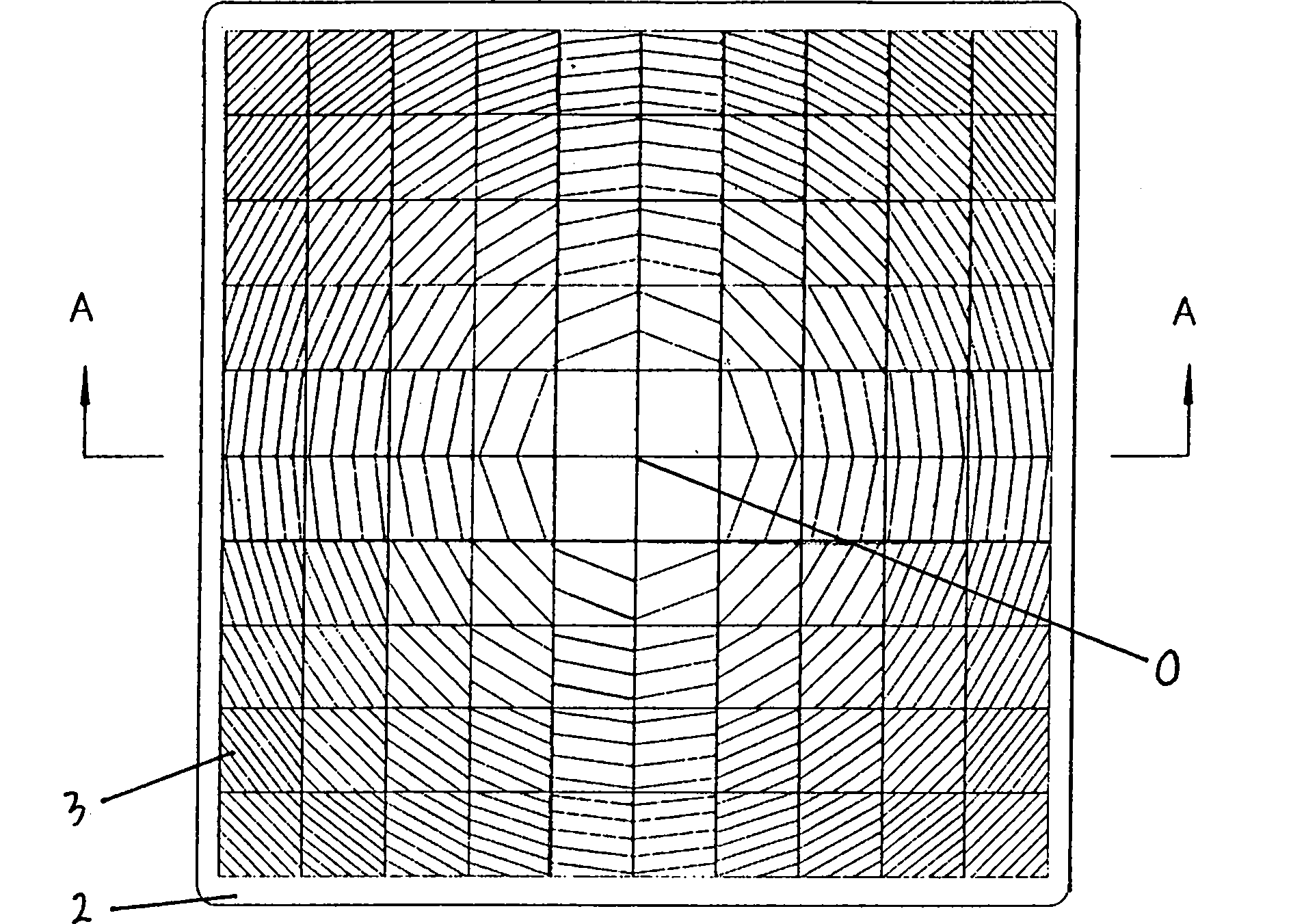 Planar condensing plate