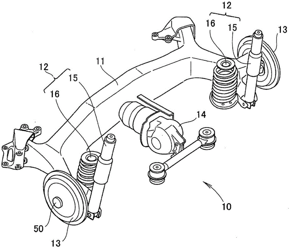 Suspension aggregate delivery device