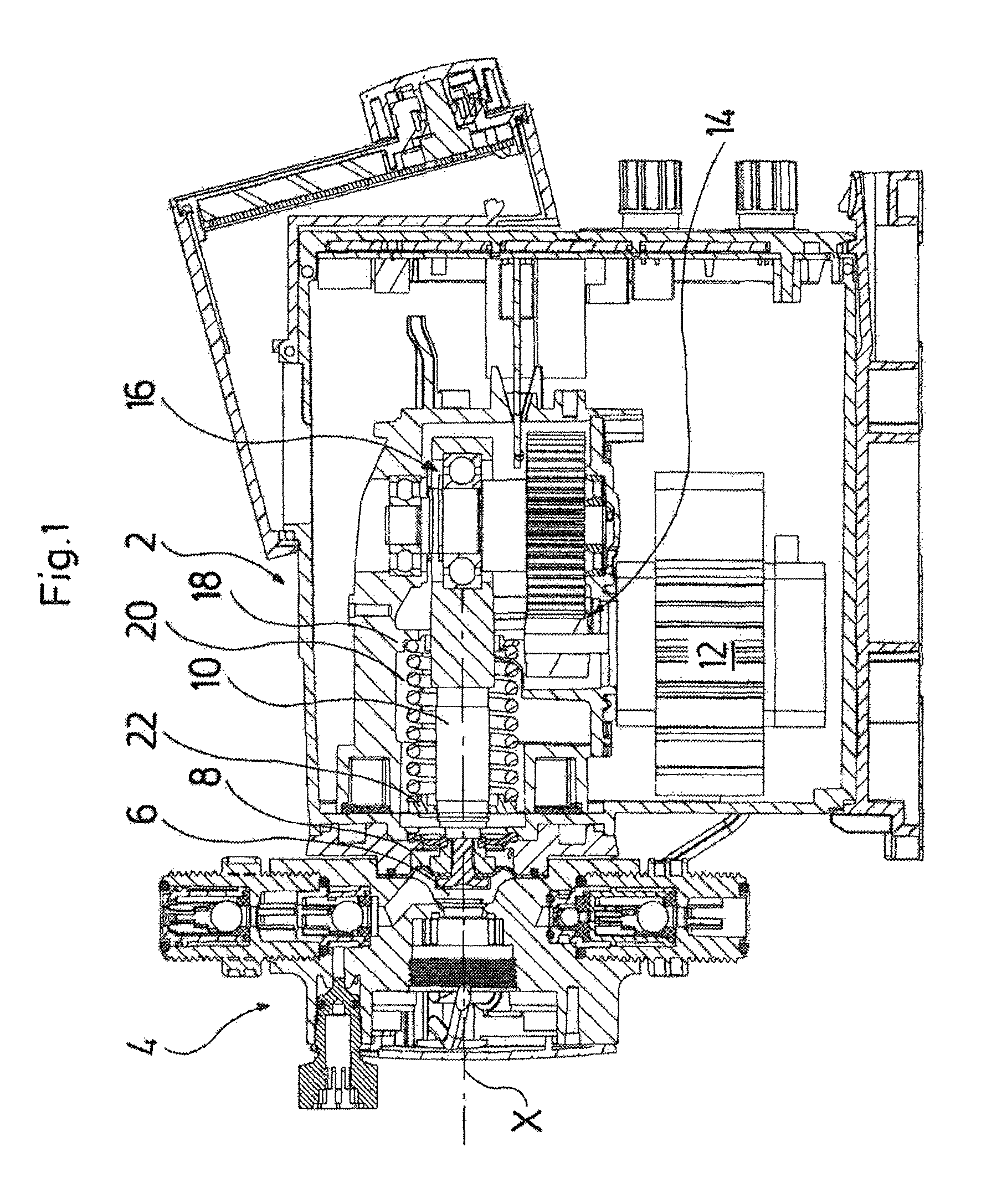 Dosing pump arrangement