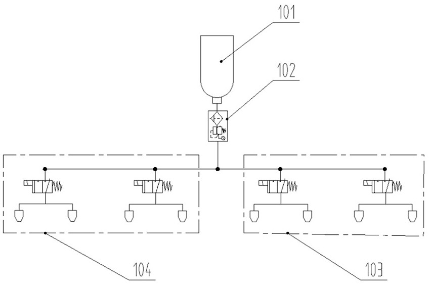 Aerodynamic vector propulsion system of satellite ground simulation device