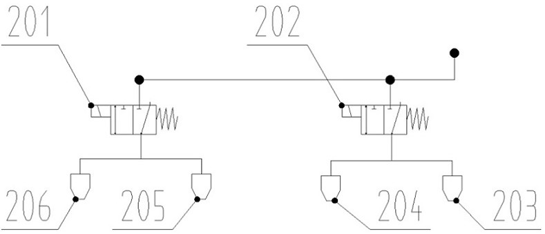 Aerodynamic vector propulsion system of satellite ground simulation device