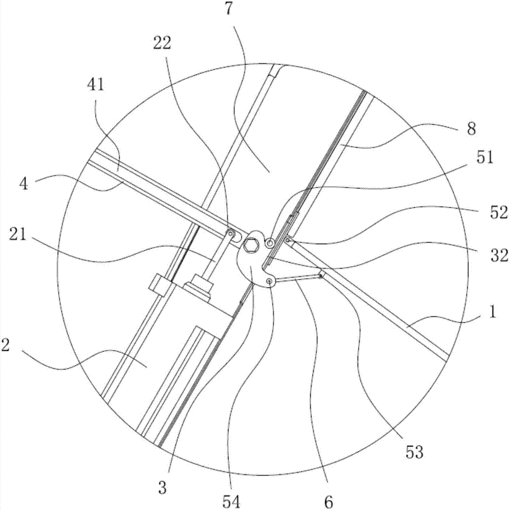 Extractor hood panel opening and closing structure and extractor hood