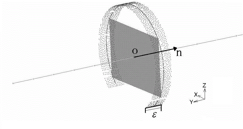 Method of extracting three-dimensional axis of tunnel based on minimum bounding box algorithm