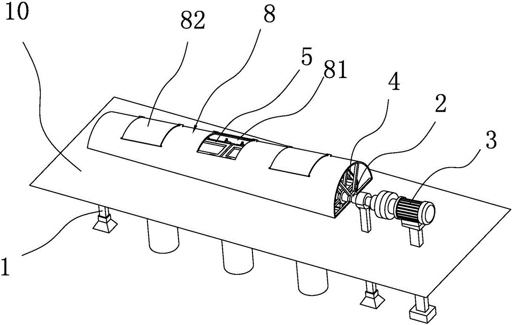 Stagewise drum screen device for sand grading separation