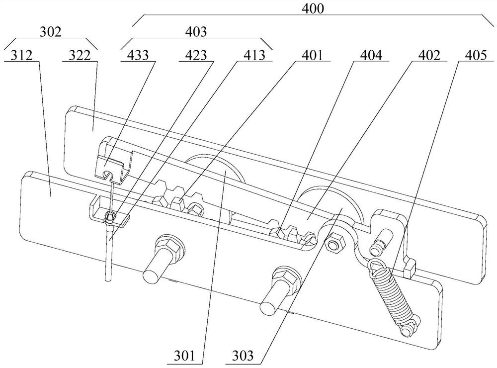 Laying device for steel strand